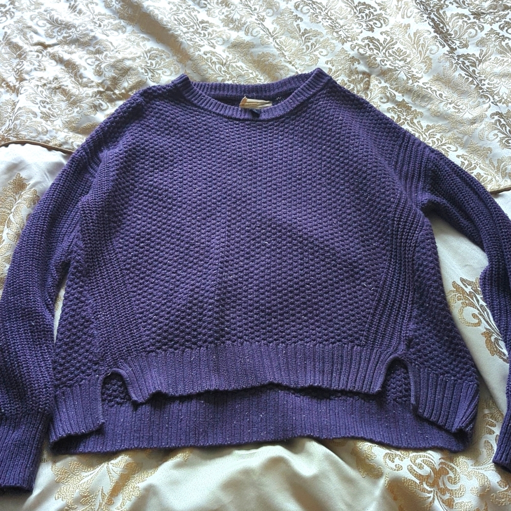 Scoop Neck Knit Sweater